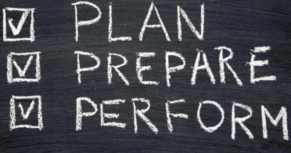 Fail to prepare, prepare to fail